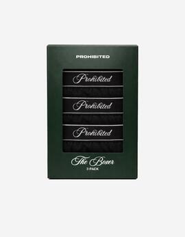 Bóxer PROHIBITED (Pack 3) - Black