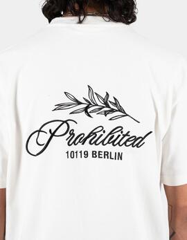 Camiseta PROHITBITED LEAF - Off White