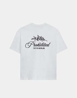 Camiseta PROHITBITED LEAF - Off White