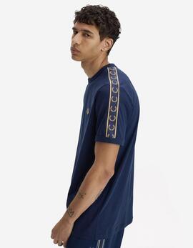 Camiseta FRED PERRY M4613 - Tennis Blue/Champagne
