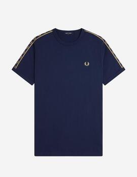 Camiseta FRED PERRY M4613 - Tennis Blue/Champagne