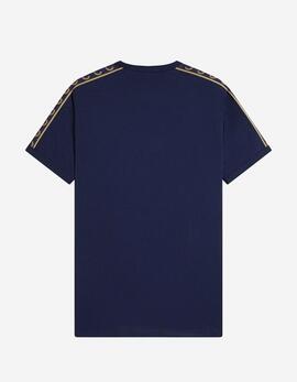 Camiseta FRED PERRY M4613 - Tennis Blue/Champagne