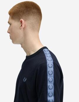 Camiseta FRED PERRY M4613 - Navy/Ace Blue