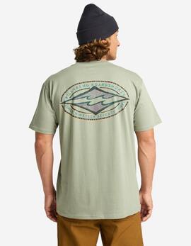Camiseta BILLABONG DIAMOND VISION - Grey Green