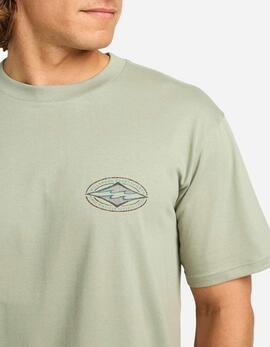 Camiseta BILLABONG DIAMOND VISION - Grey Green