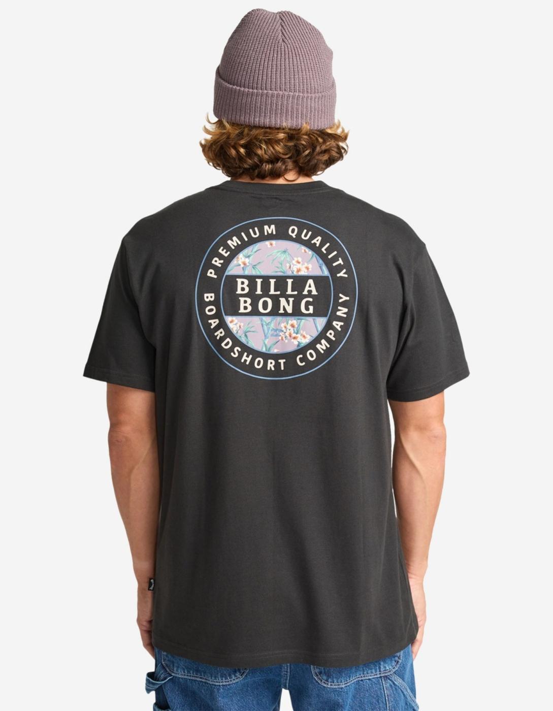 Camiseta BILLABONG ROTOR FILL - Washed Black