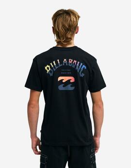 Camiseta BILLABONG ARCH FADE - Black