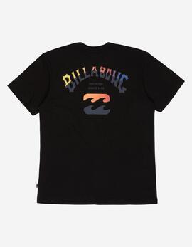 Camiseta BILLABONG ARCH FADE - Black