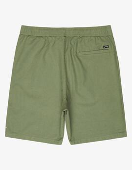 Bermuda BILLABONG LARRY LINEN - Sea Spray