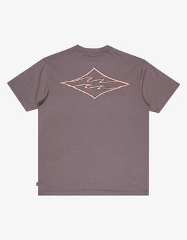 Camiseta BILLABONG CRAYON WAVE - Dusty Purple