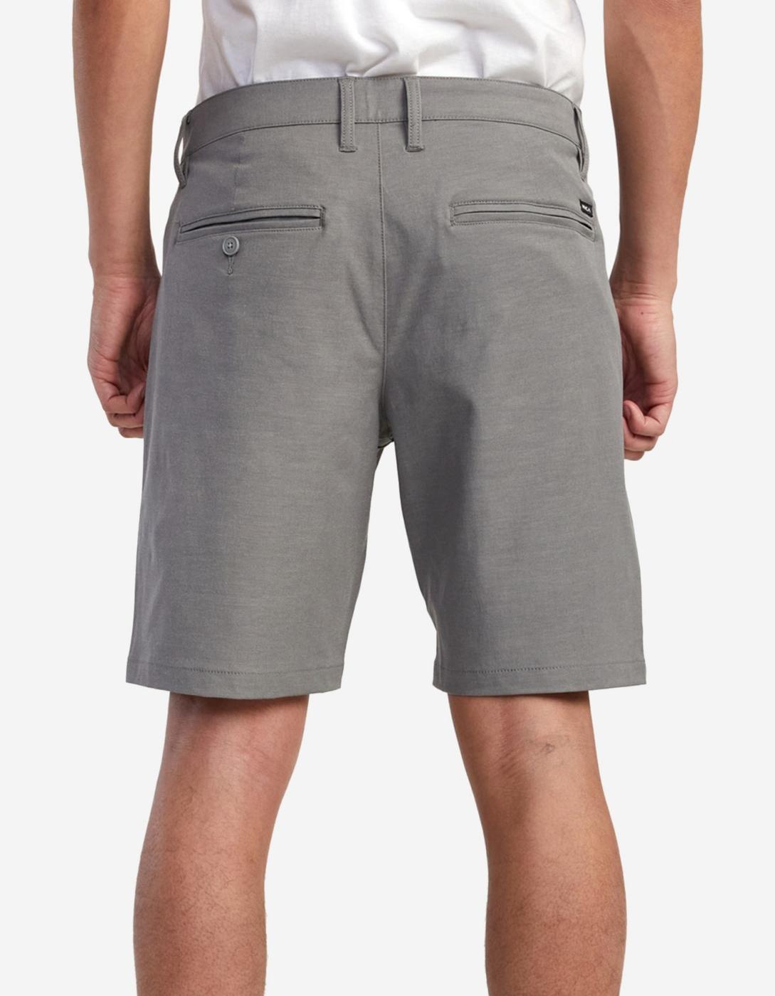 Bermuda RVCA BACK IN HYBRID - Athletic Heathe