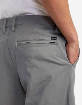 Bermuda RVCA BACK IN HYBRID - Athletic Heathe