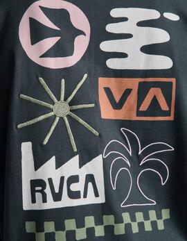Camiseta RVCA MIRAGE - Pirate Black