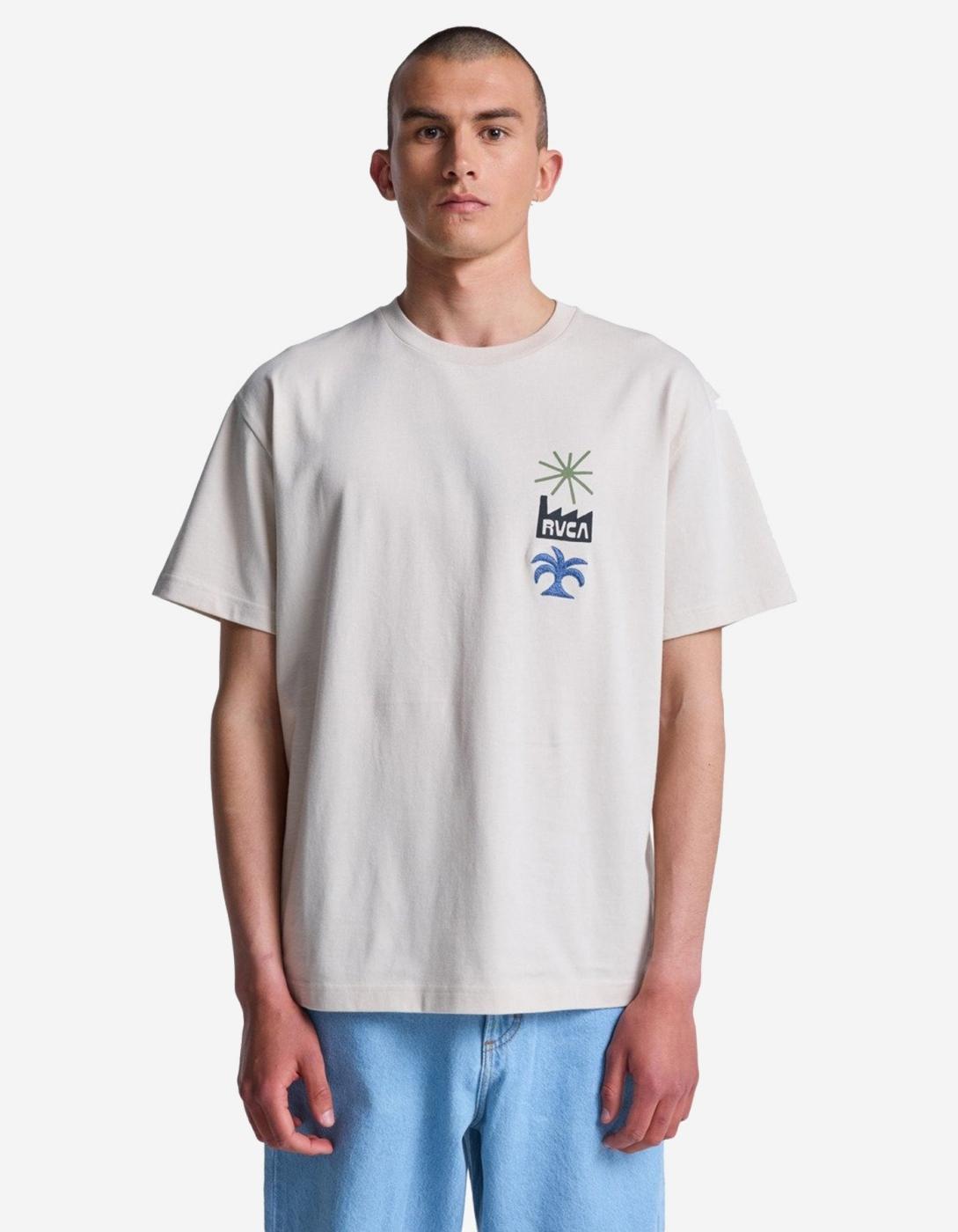 Camiseta RVCA MIRAGE - Moonbeam