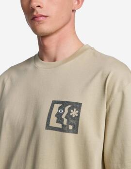 Camiseta RVCA FACE TO FACE - Khaki