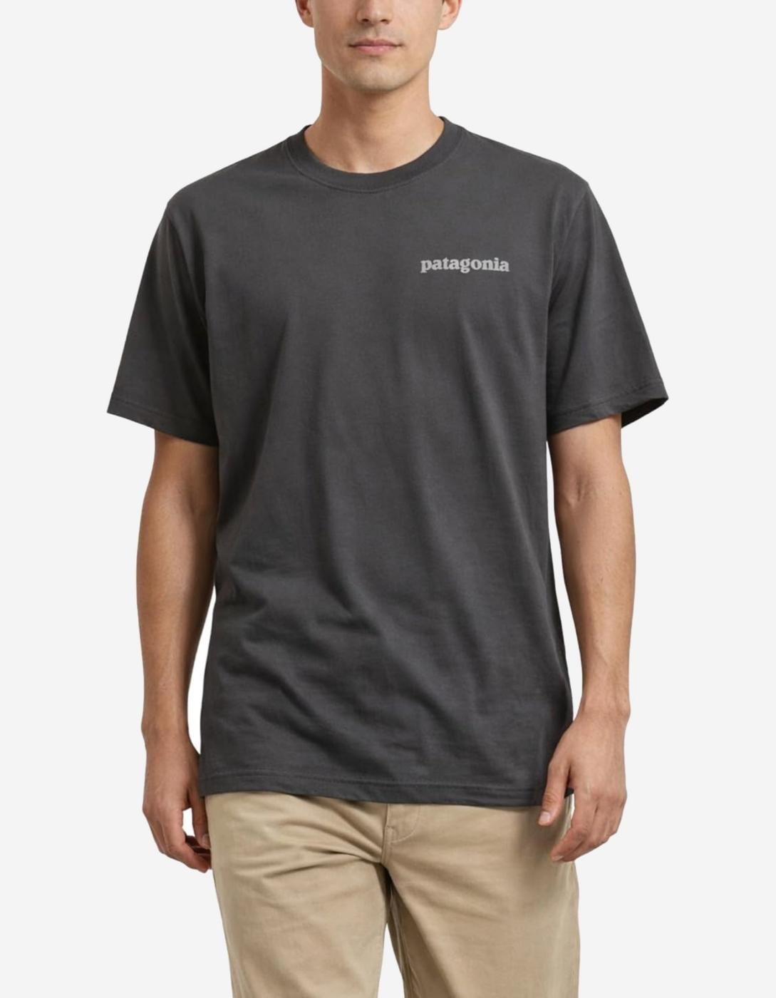 Camiseta PATAGONIA P-6 LOGO - Ink Black