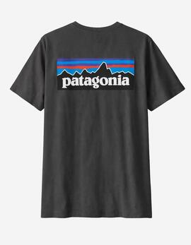 Camiseta PATAGONIA P-6 LOGO - Ink Black