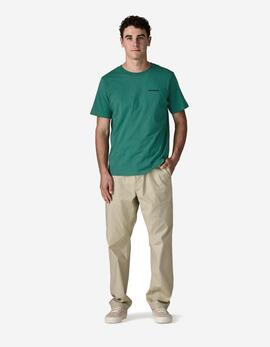 Camiseta PATAGONIA P-6 LOGO - Gem Green
