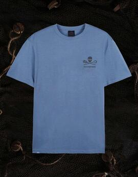 Camiseta OXBOW FISH - Stone Blue