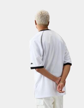 Camiseta KAPPA AUTHENTIC SANSO - White/Black