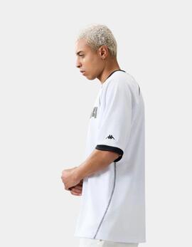 Camiseta KAPPA AUTHENTIC SANSO - White/Black