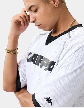 Camiseta KAPPA AUTHENTIC SANSO - White/Black