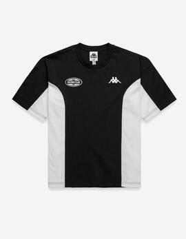 Camiseta KAPPA AUTHENTIC SASKYA - Black/White