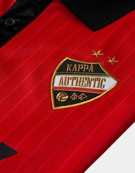 Polo KAPPA AUTHENTIC SLOAN - Red Md Coral/Black
