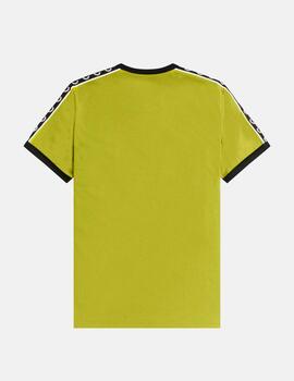 Camiseta FRED PERRY M4613 - Tennis Ball Yellow/Black