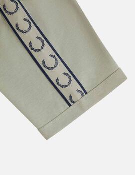 Camiseta FRED PERRY M4613 - Seagrass/Navy