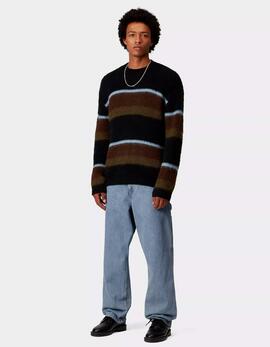 Pantalón CARHARTT WIP SINGLE KNEE - Blue Stone Bleached