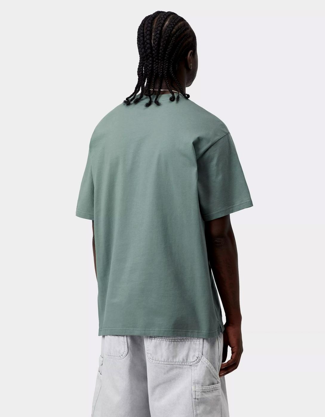 Camiseta CARHARTT WIP MADISON - Velvet Green/White