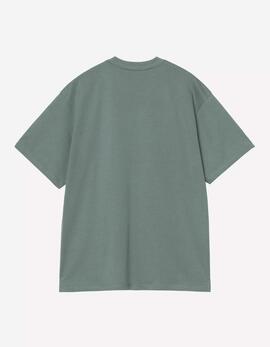 Camiseta CARHARTT WIP MADISON - Velvet Green/White