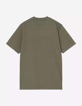 Camiseta CARHARTT WIP SCRIPT - Leaf / Tourmaline