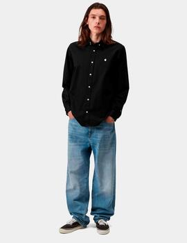 Camisa CARHARTT WIP MADISON - Black/White
