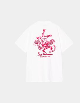 Camiseta CARHARTT WIP HARLEQUIN BBQ - White