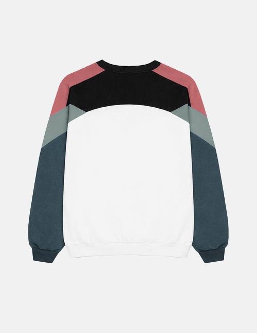 Sudadera Crew KAOTIKO DRU - Ivory/Black/Jade/Cloud