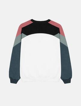 Sudadera Crew KAOTIKO DRU - Ivory/Black/Jade/Cloud