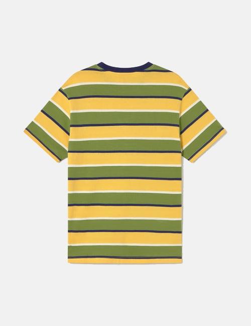 Camiseta KAOTIKO STRIPES ISLAND - Yellow/Green