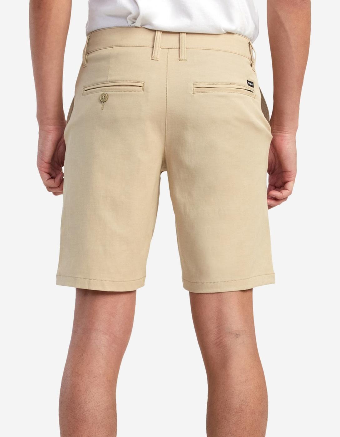 Bermuda RVCA BACK IN HYBRID - Khaki