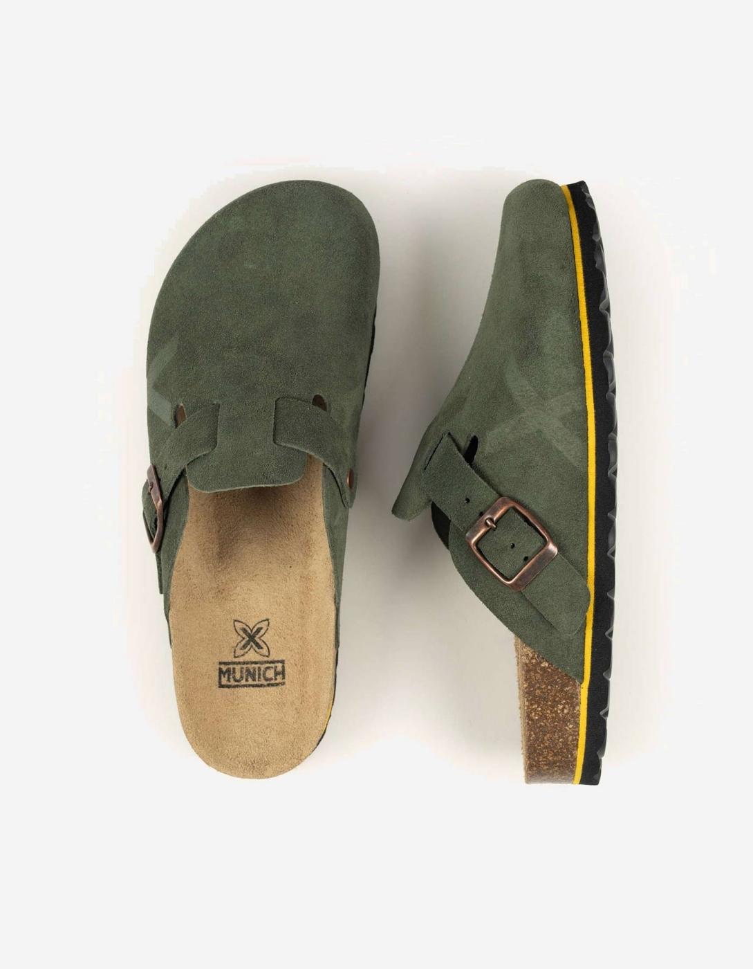 Zuecos MUNICH NATAL - Verde Oliva