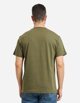 Camiseta VANS LEFT CHEST  - Mossy Olive