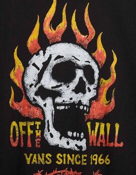 Camiseta VANS OFF THE WALL FEVER - Black