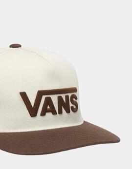 Gorra VANS DROP V LOGO SNAPBACK - Vintage Cocoa