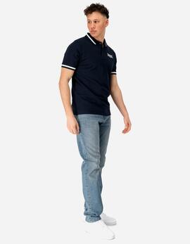 Polo CAUSTON - Dark Navy/Ecru