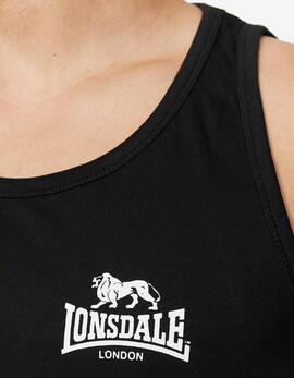 Camiseta Tirantes LONSDALE DOLTON - Black/White