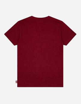 Camiseta LONSDALE GRUTING - Ochre/Oxblood
