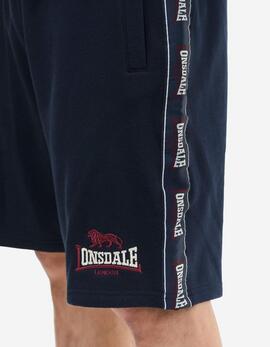 Bermuda LONSDALE SATLEY - Dark Navy/Oxblood/Ecru