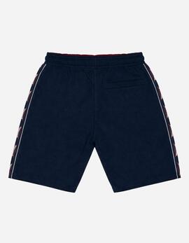 Bermuda LONSDALE SATLEY - Dark Navy/Oxblood/Ecru