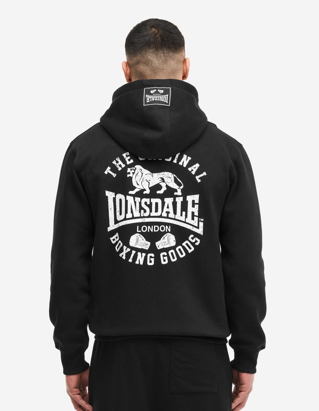 Sudadera Capucha Abierta SEGHILL - Black/White